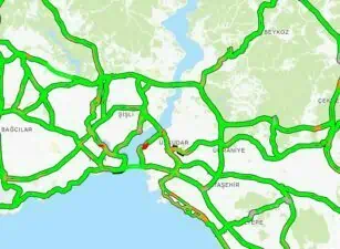 Istanbul Trafik Durumu Canlı Harita