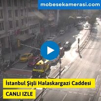 İstanbul Şişli Halaskargazi Caddesi Canlı Mobese izle