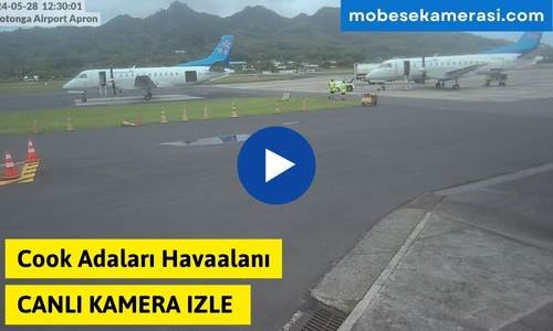Cook Adaları Havaalanı Canlı Kamera izle