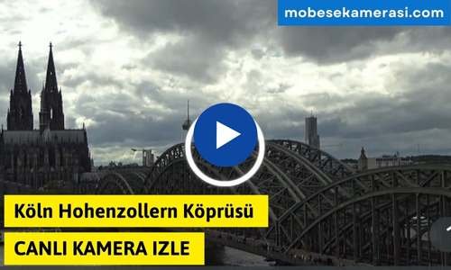 Köln Hohenzollern Köprüsü Canlı Kamera izle